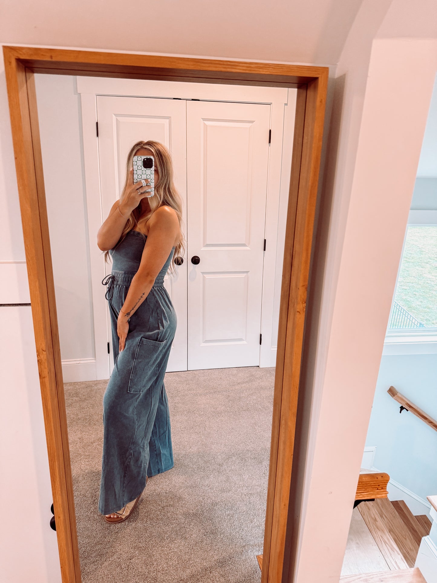 Cargo Tube Top Jumpsuit