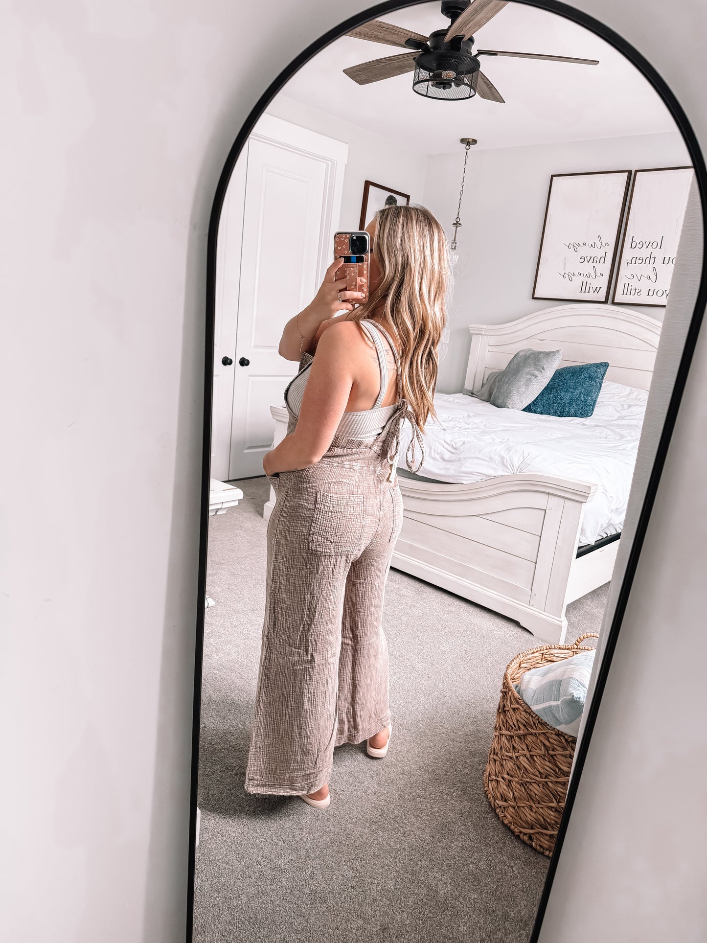 Babydoll Jumpsuit - Mocha