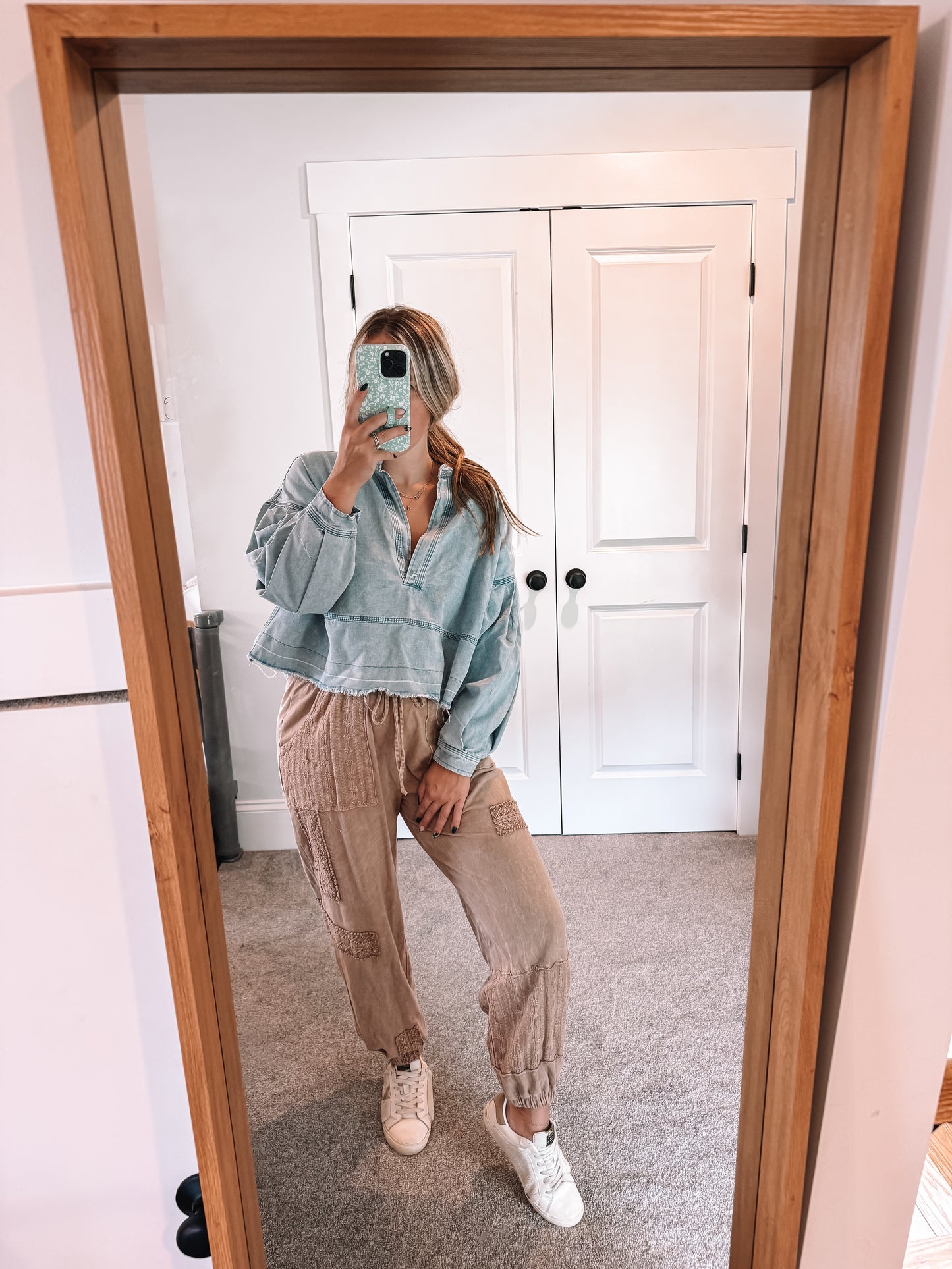 Bethany Boho Joggers - Latte