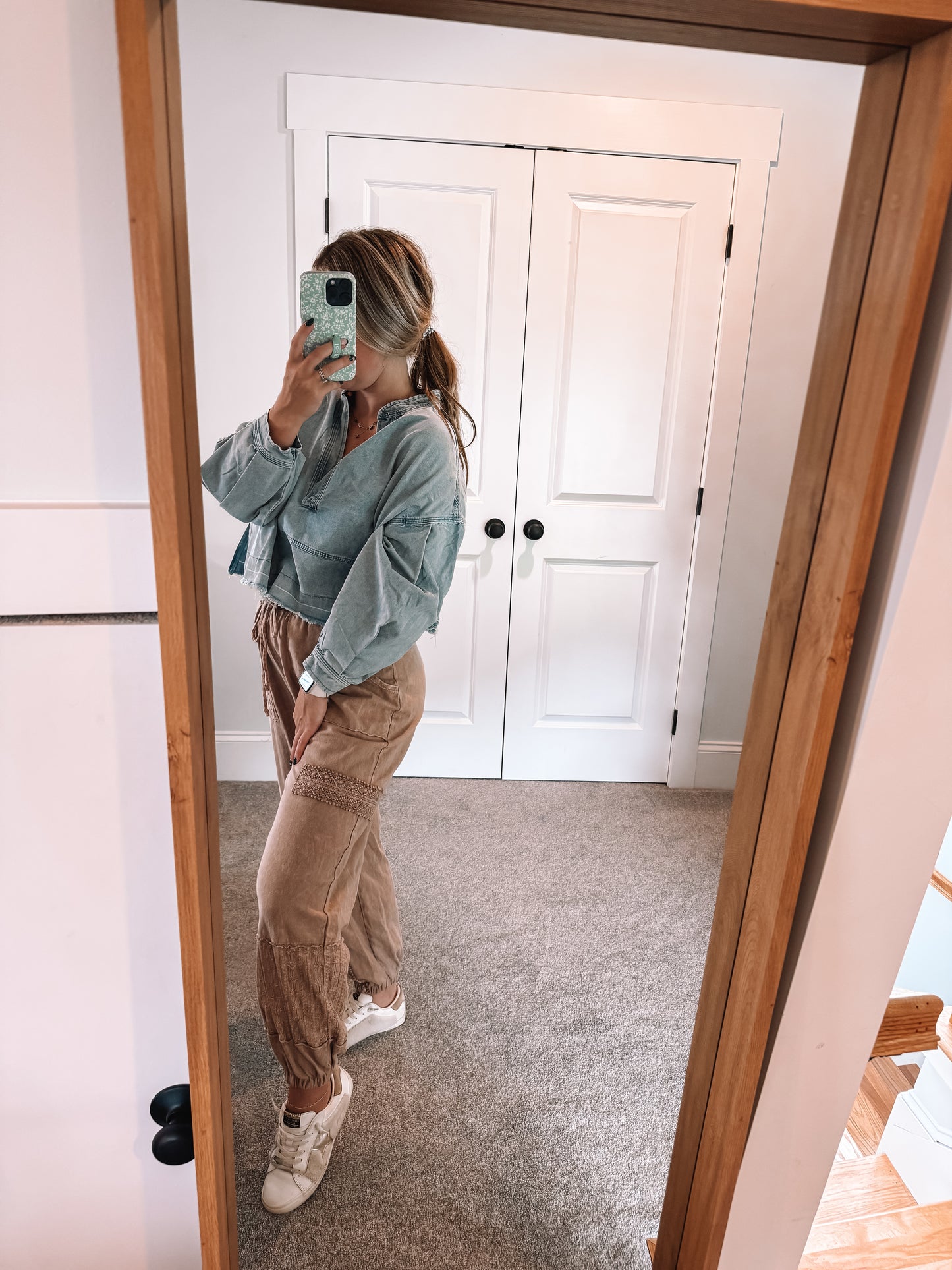 Bethany Boho Joggers - Latte