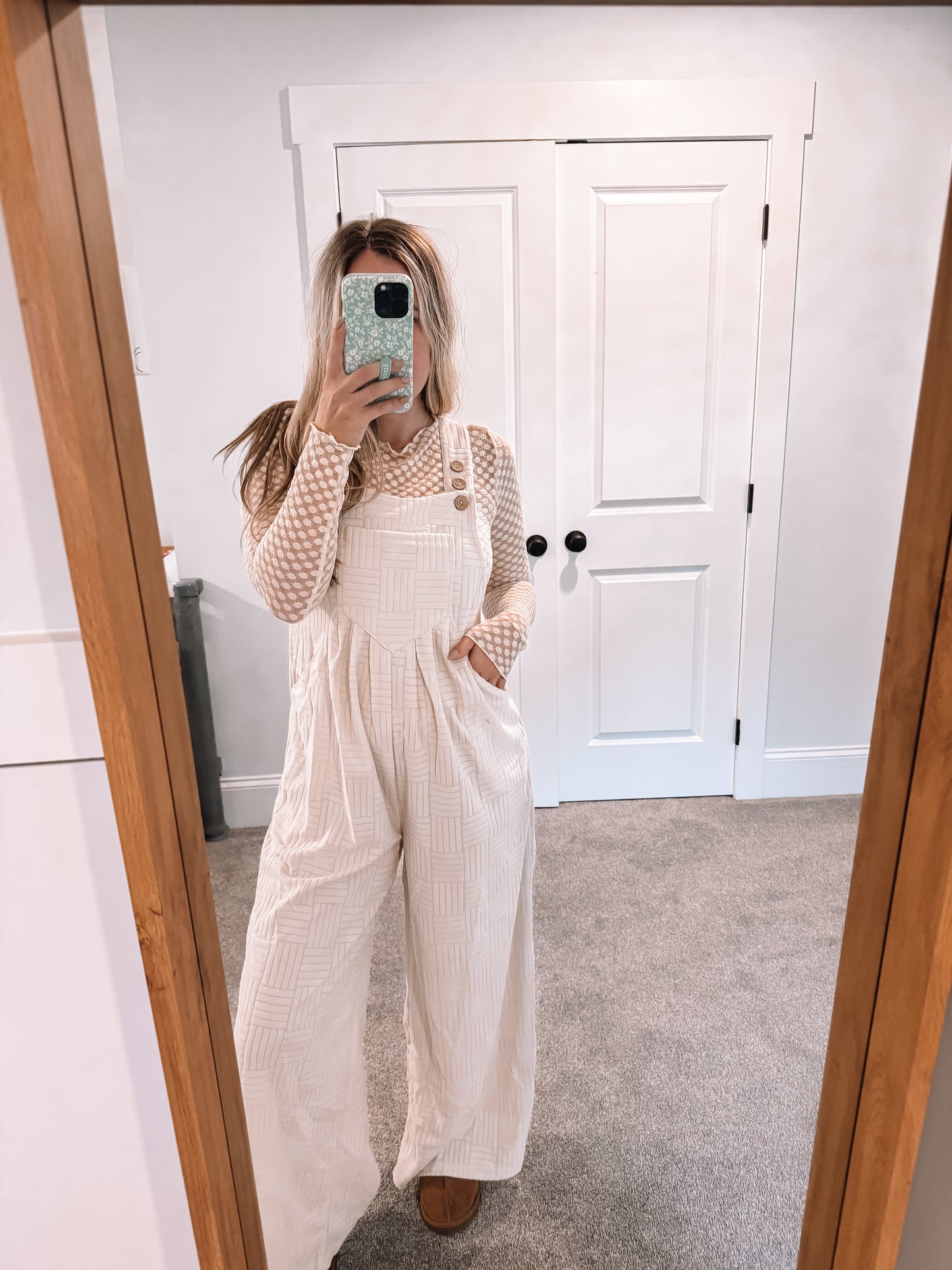 Dot Lace Layering Top