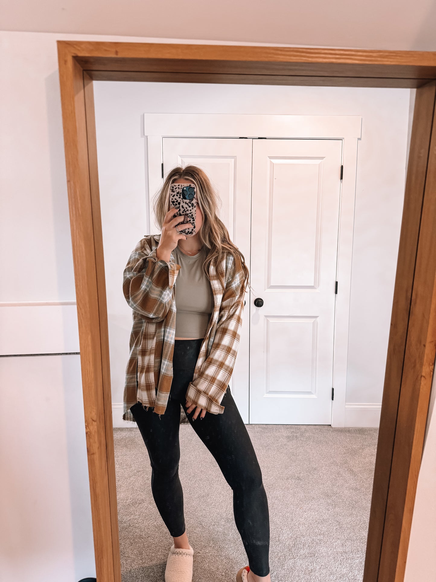 Kallie Cropped Tee - Mocha