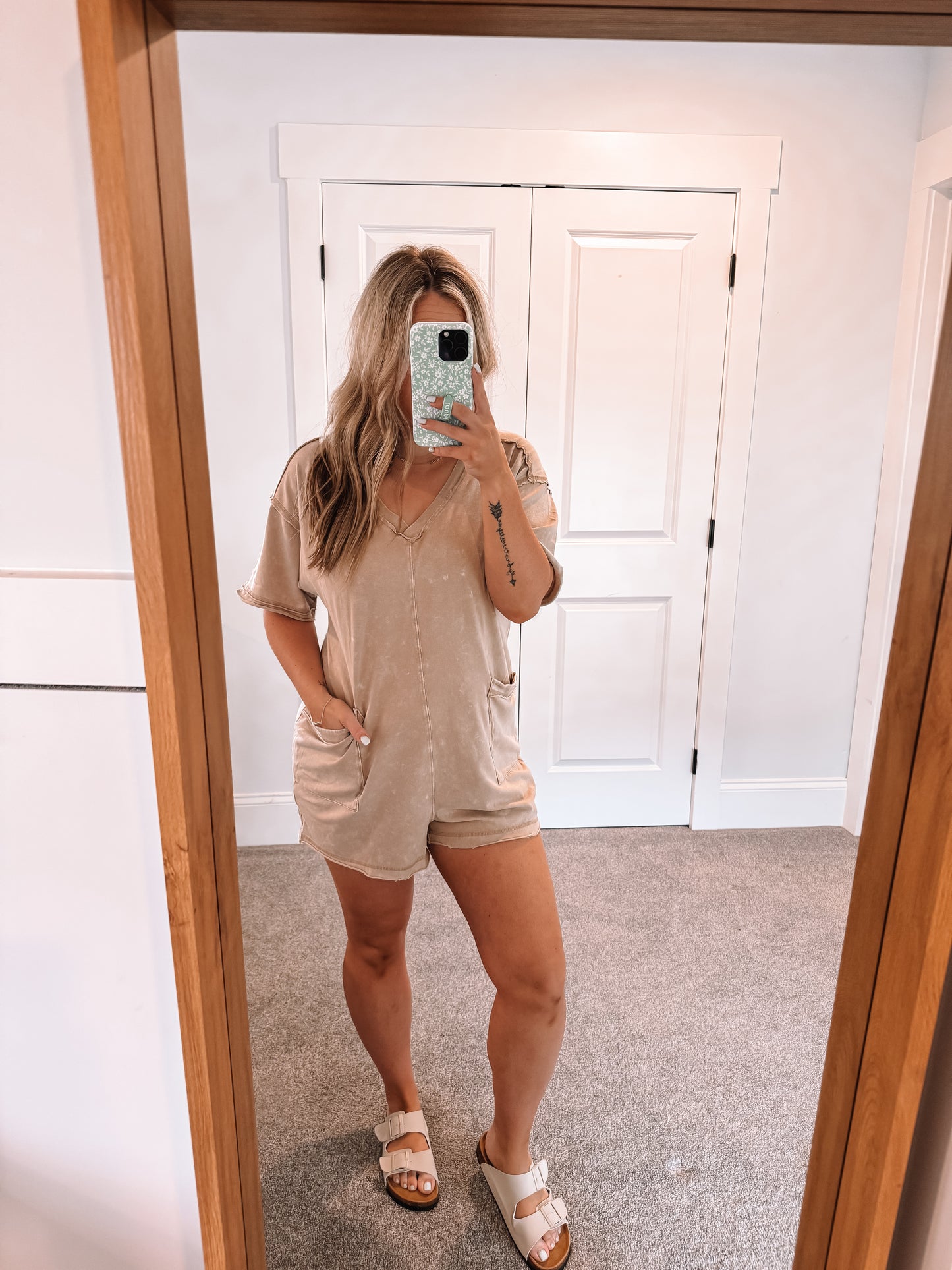 Kandance Romper - Taupe