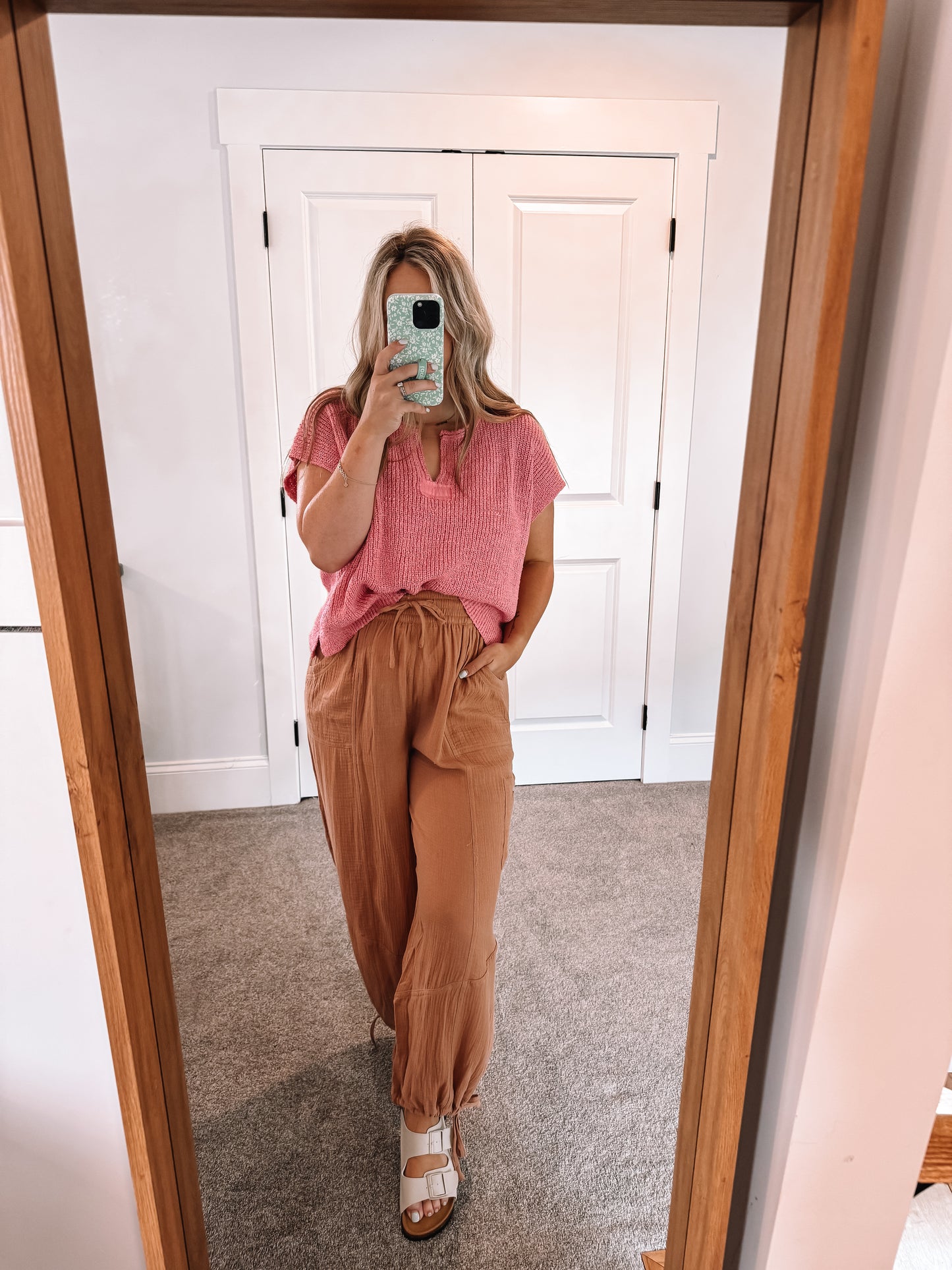 Lauren Sweater Vest - Pink