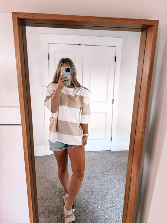 Polly Top - Taupe