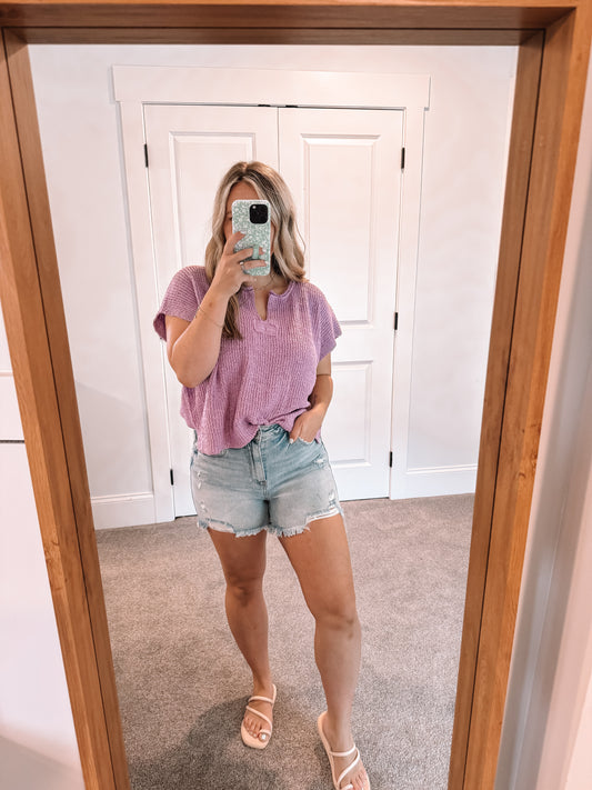 Reina Denim Shorts