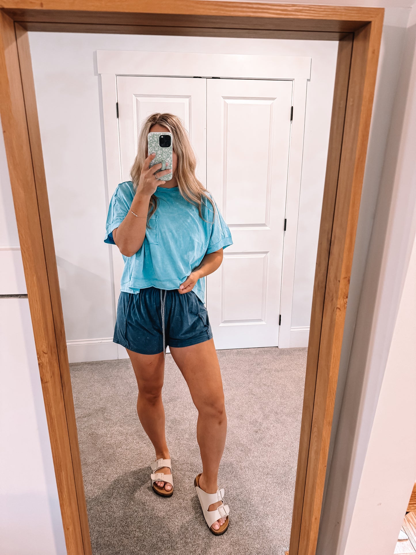 Shannon Top - Sky Blue