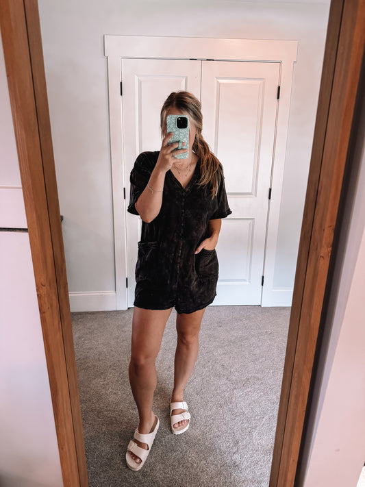 Kandance Romper - Black