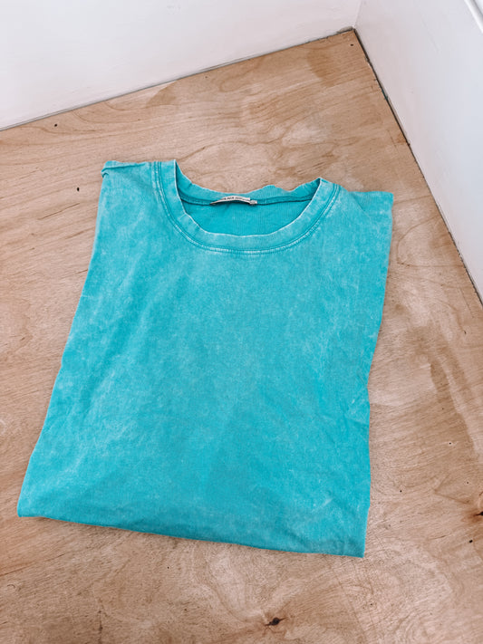 Boyfriend Tee - Teal