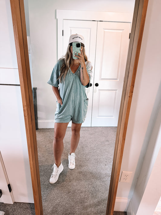 Maddy Romper - Blue