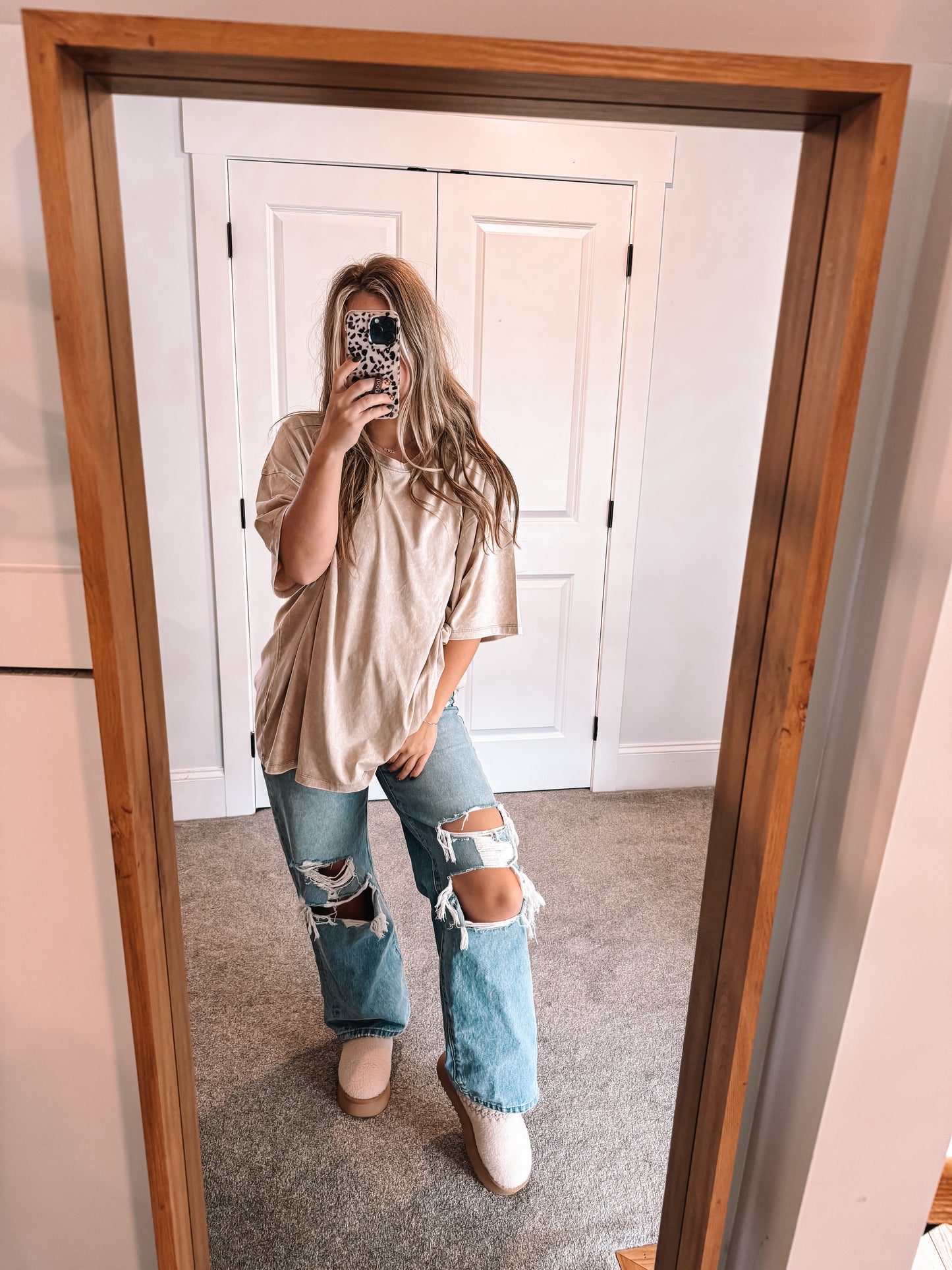 Boyfriend Tee - Mocha