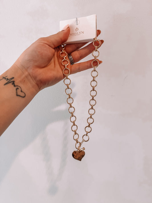 Chunky Heart Necklace