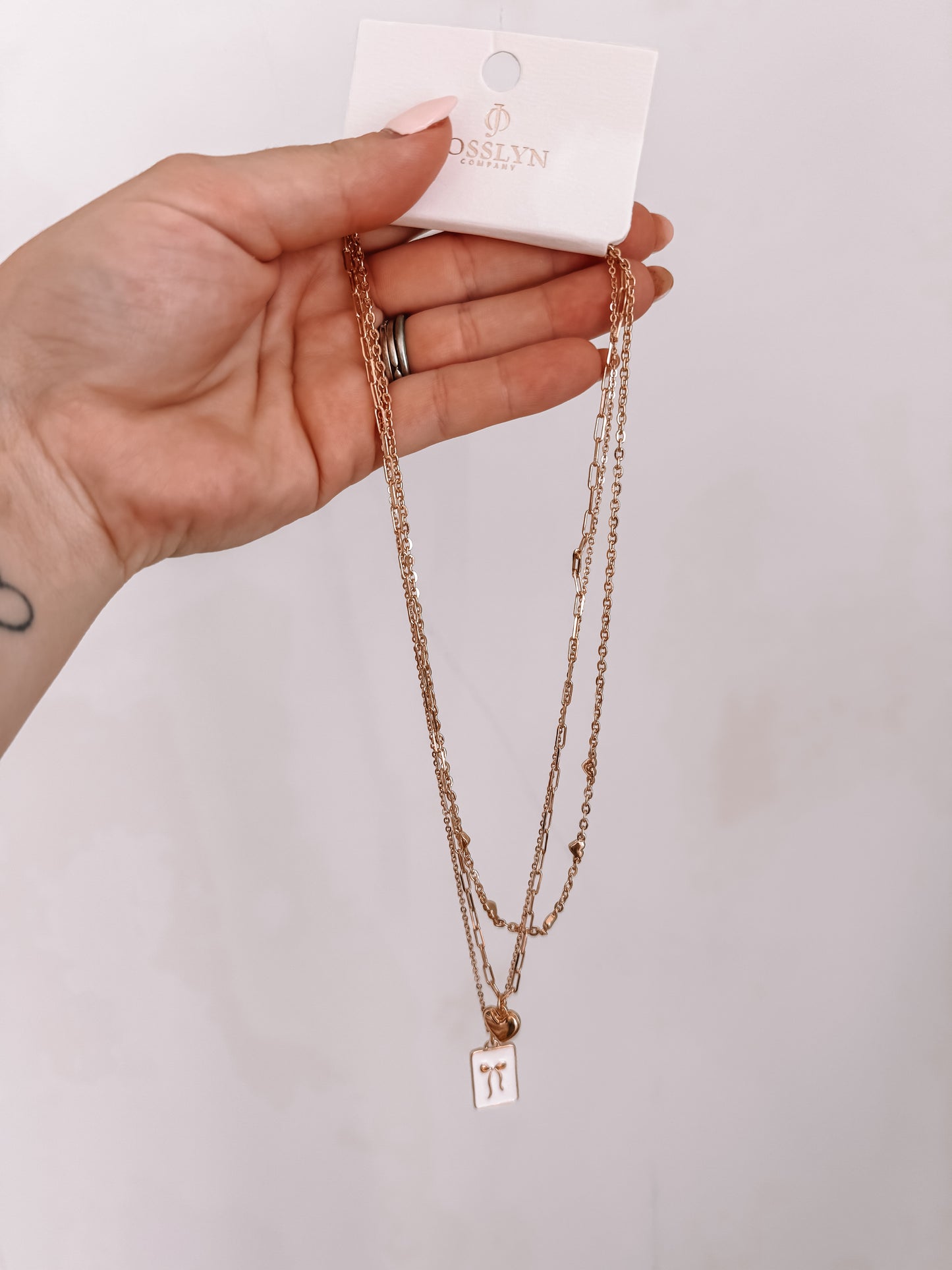 Square Bow Necklace