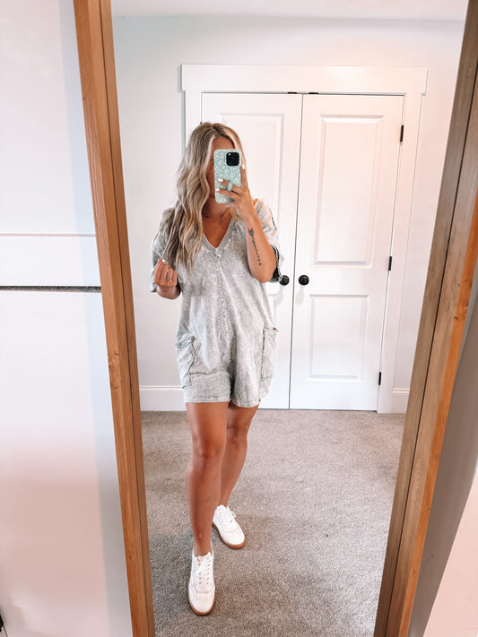 Maddy Romper - Grey