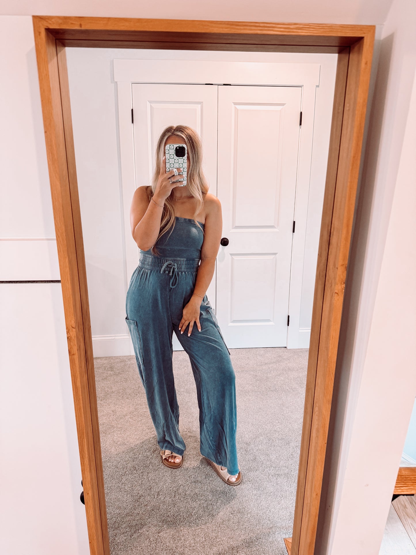 Cargo Tube Top Jumpsuit