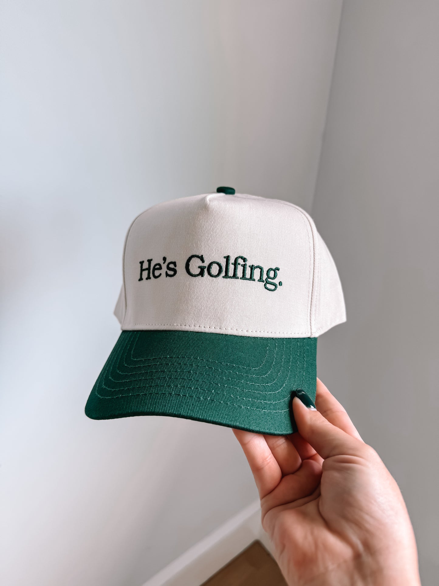 Hes Golfing Trucker