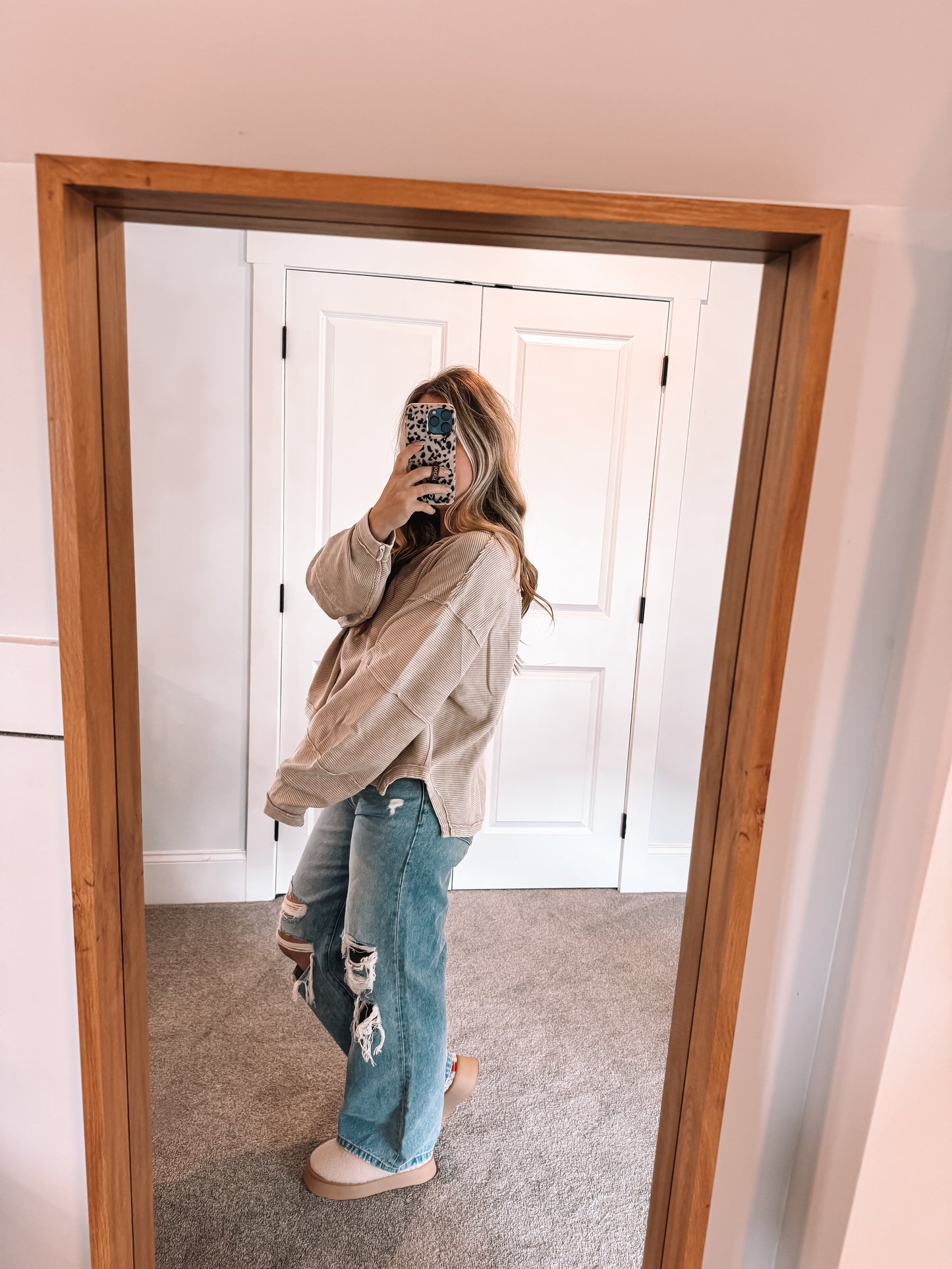 Selena Top - Ash Mocha