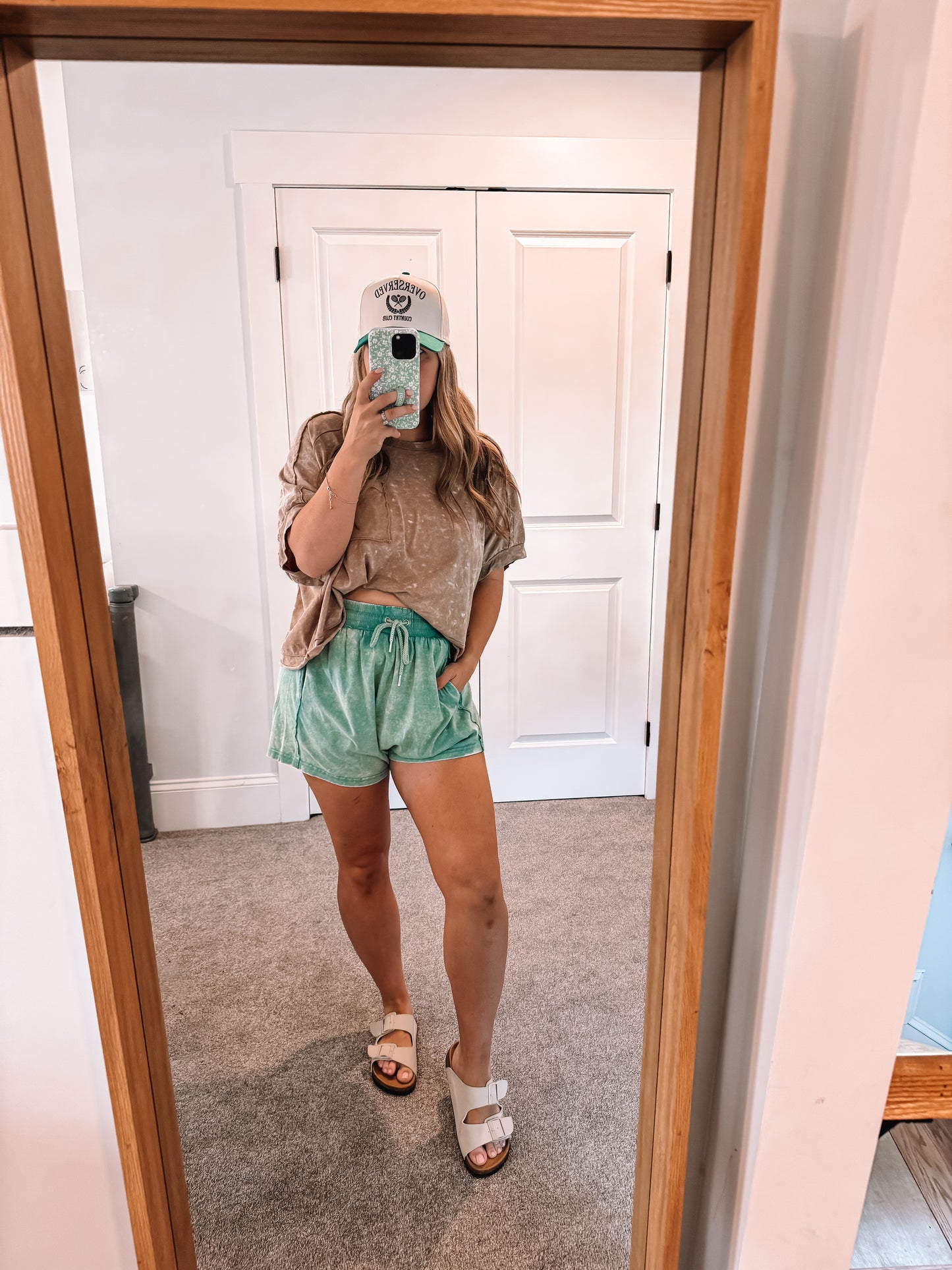 Carrie Lounge Shorts - Green