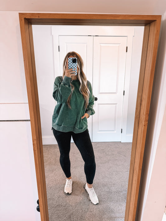 Everyday Pullover - Dk Olive