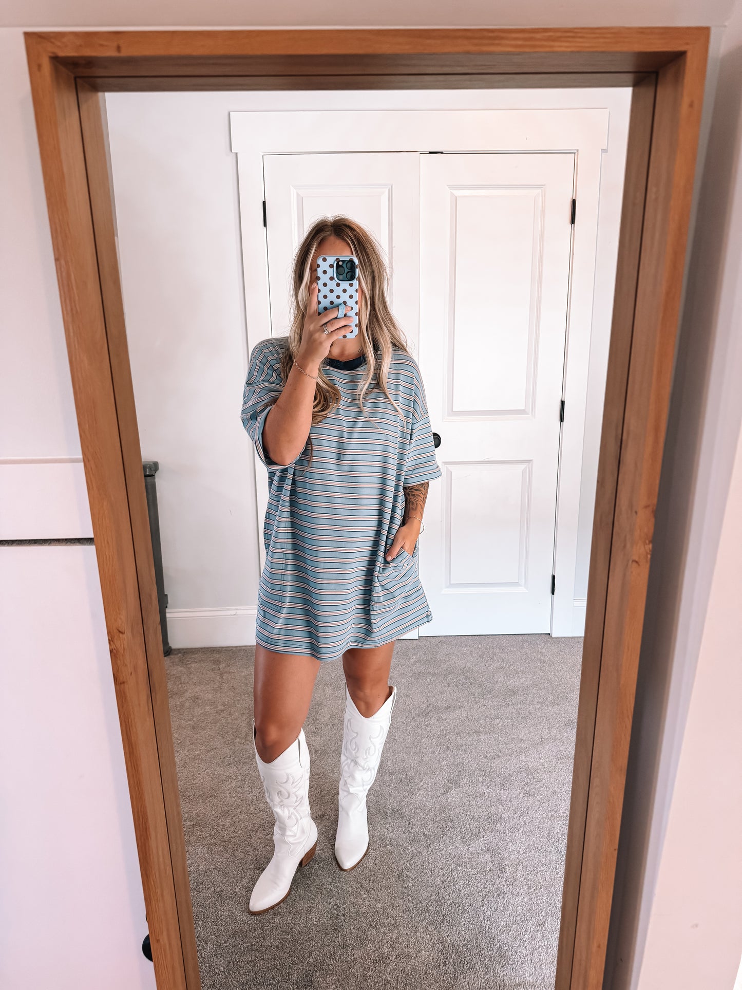 Vivian Dress - Blue