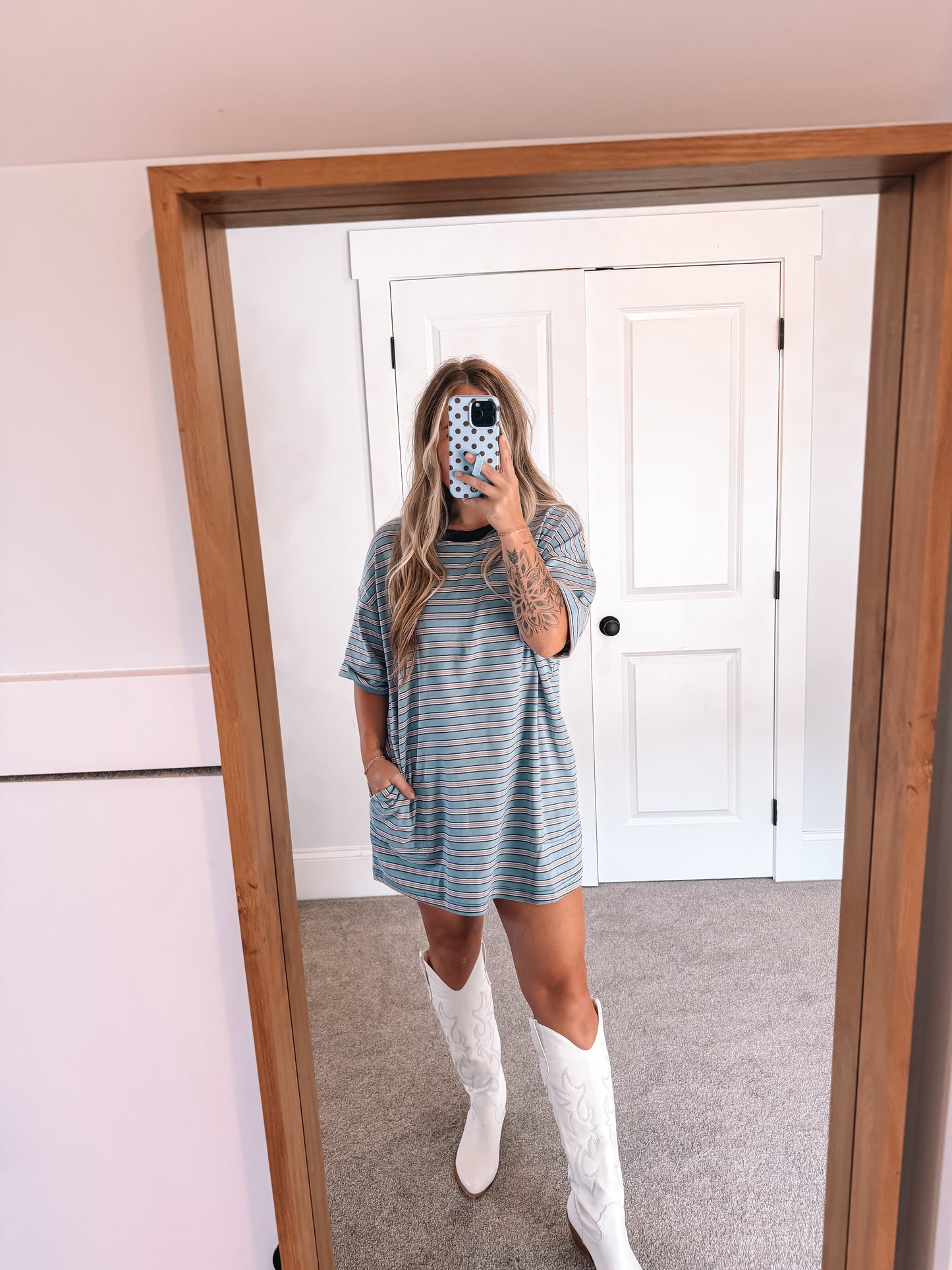 Vivian Dress - Blue