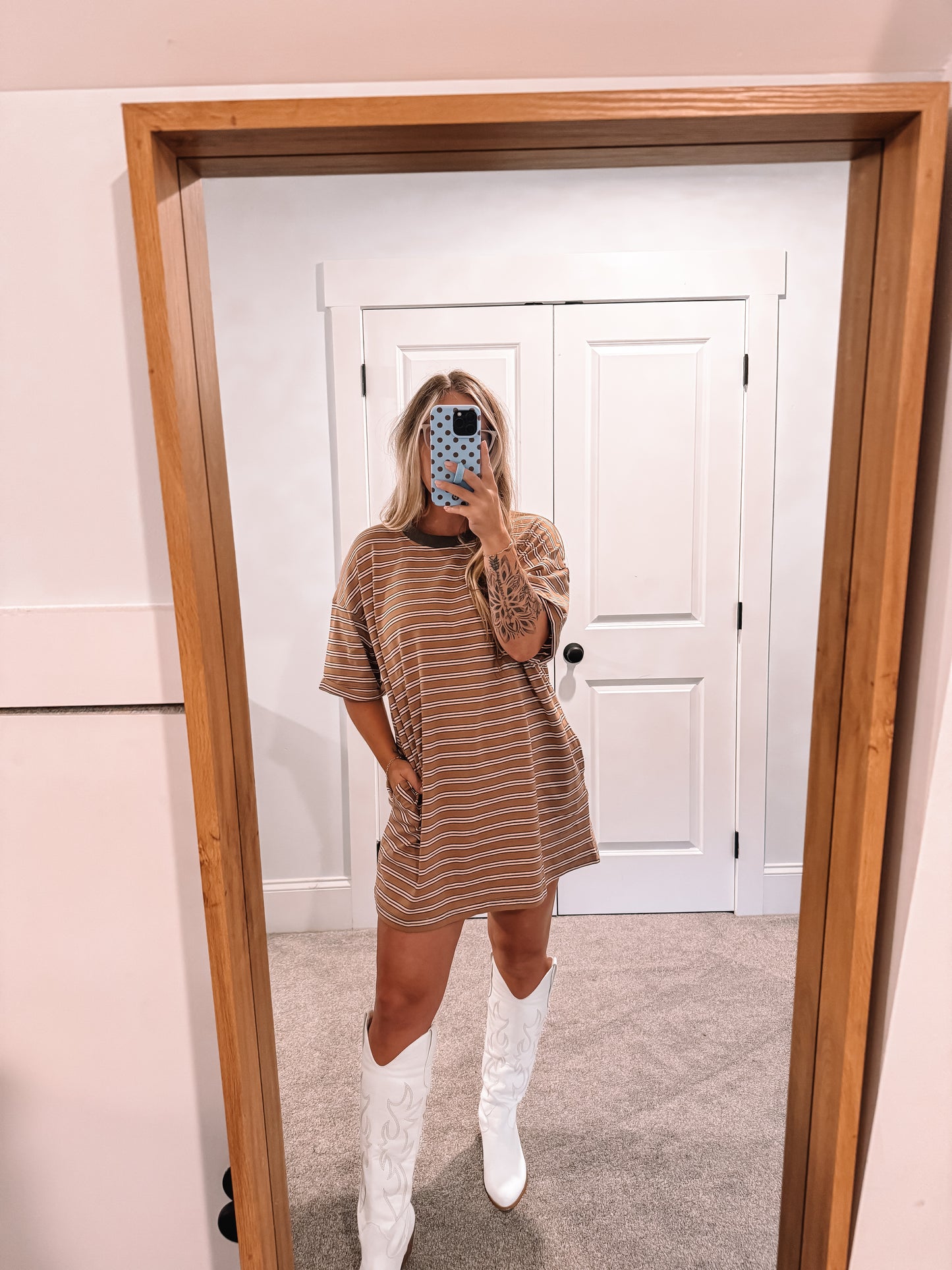 Vivian Dress - Brown