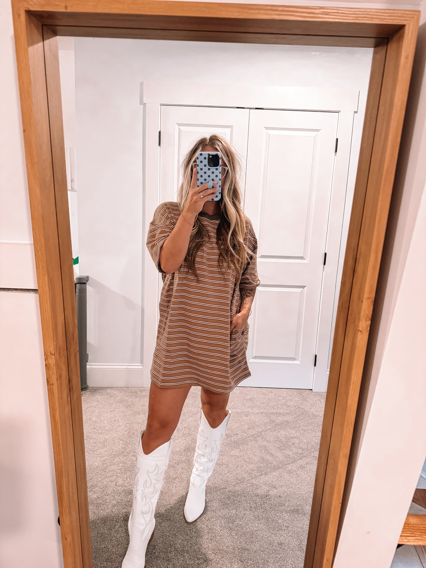 Vivian Dress - Brown